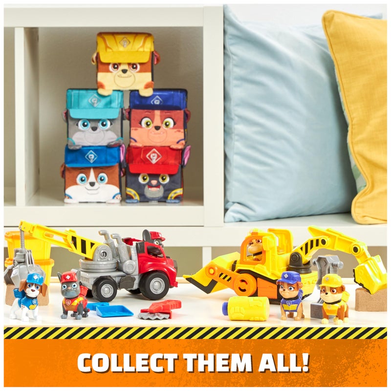 Rubble & Crew Stuffed Animals, Charger, 4-Inch Cube-Shaped Plush Toy for Kids Ages 3 and Up - Image 5