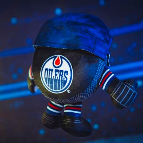 Bleacher Creatures Edmonton Oilers 8 NHL Kuricha Hockey Puck Sitting Plush Soft Chibi Inspired Plush - Image 5