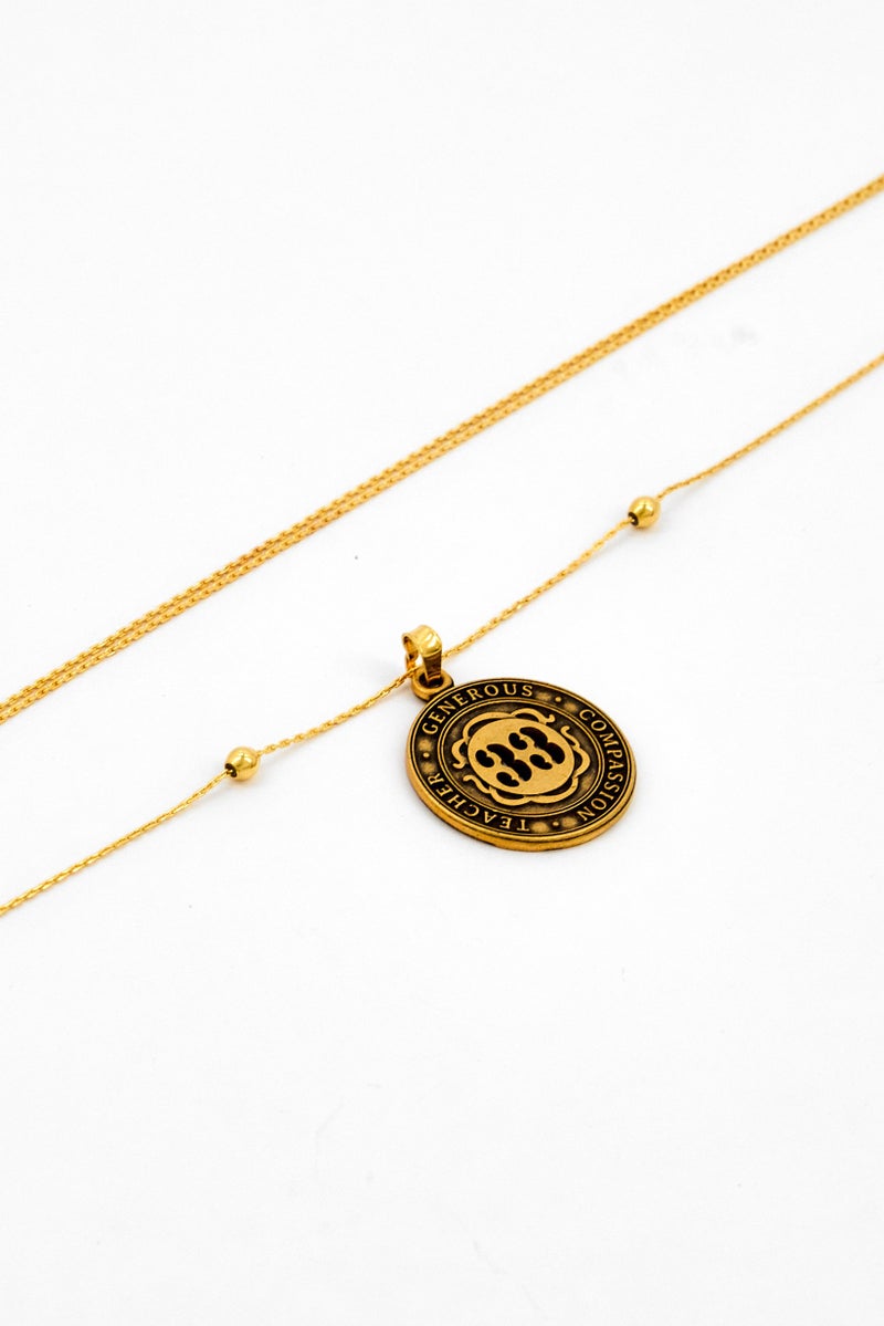 ALEX AND ANI Number 33 Number Expandable Necklace, Gold  - Image 3