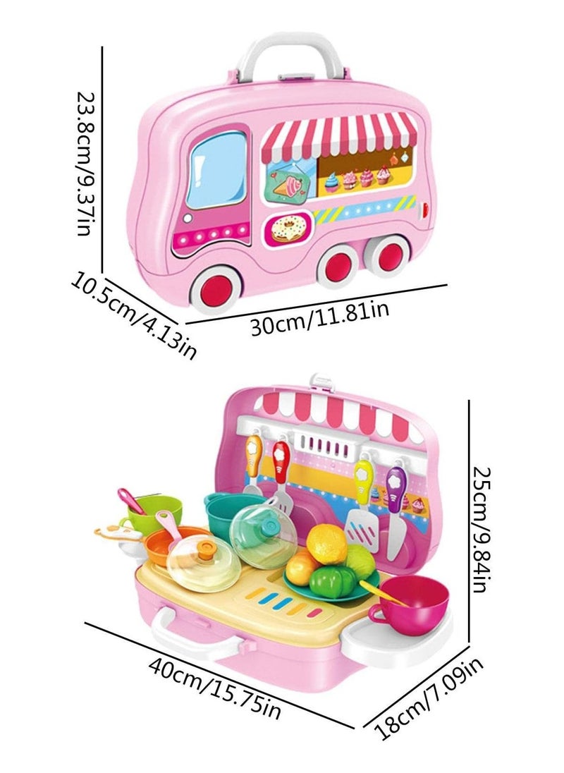 TOY GARDEN Cooking Food Playset, Kids Play Kitchen Set, Pretend Food Toy, Funny Toy Kitchen, Food Kitchen Playset For Girls And Boys  - Image 4