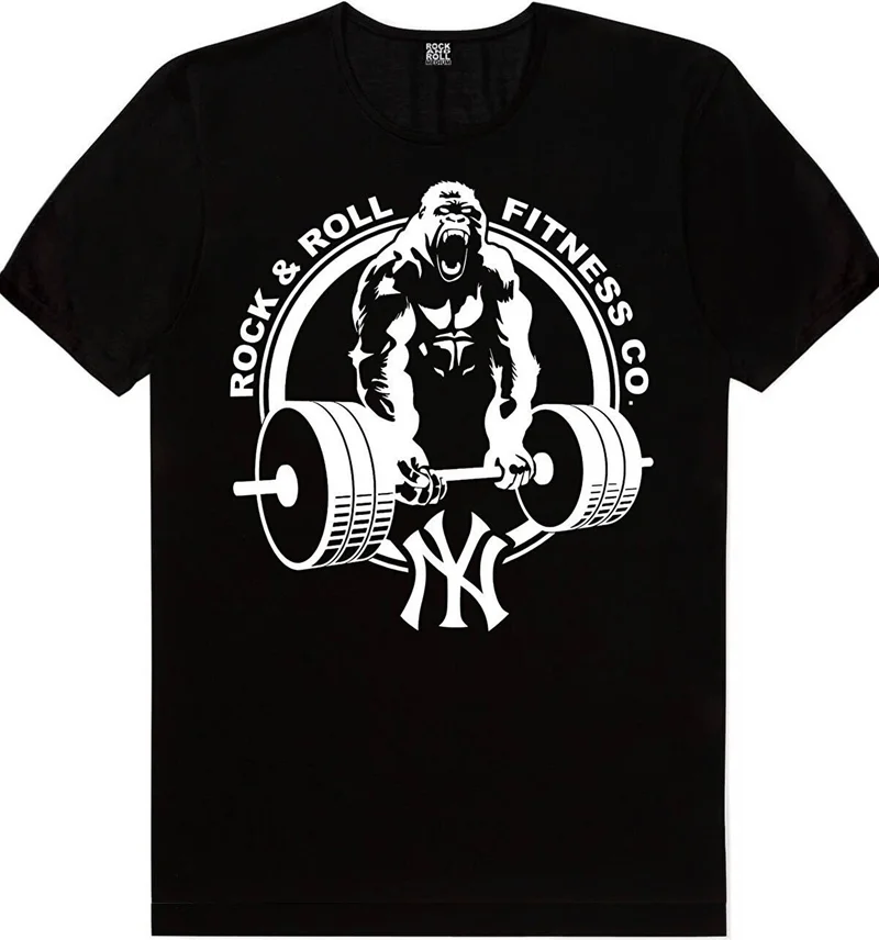 Rock&Roll Golds Gym, Gorilla Gym, Boxing Club White Men's 3-Piece Eco Package T-Shirt