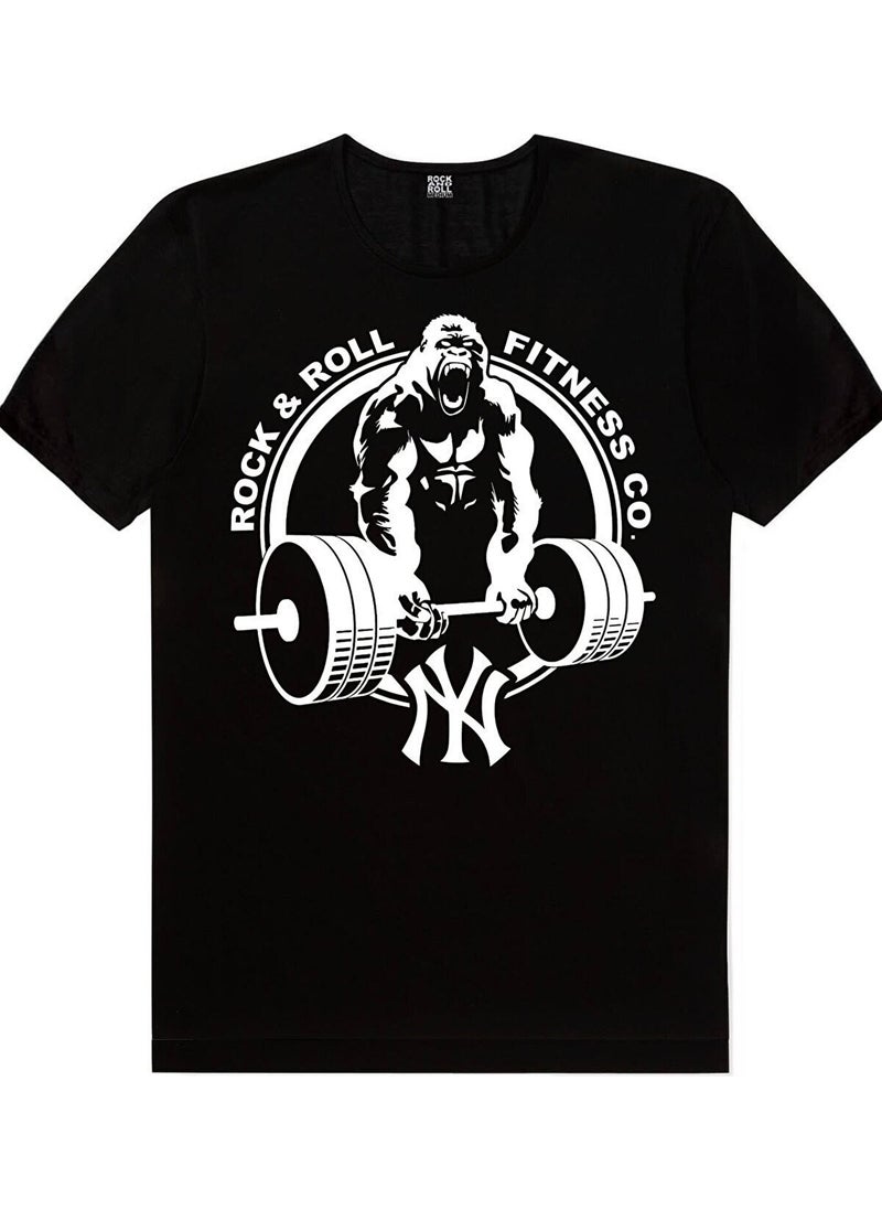 Rock&Roll Golds Gym, Gorilla Gym, Boxing Club White Men's 3-Piece Eco Package T-Shirt  - Image 4