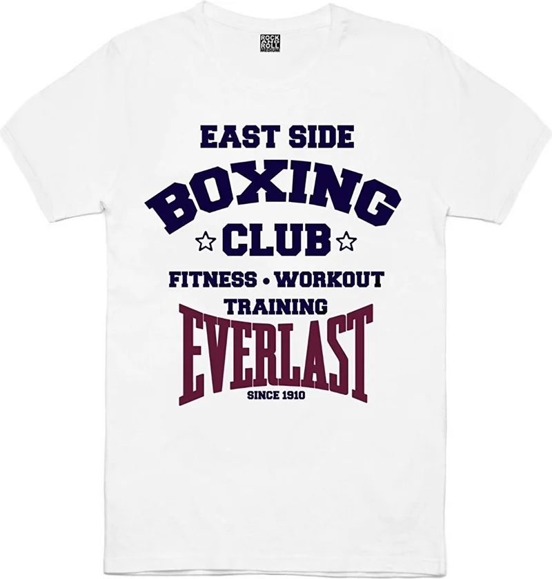 Rock&Roll Golds Gym, Gorilla Gym, Boxing Club White Men's 3-Piece Eco Package T-Shirt