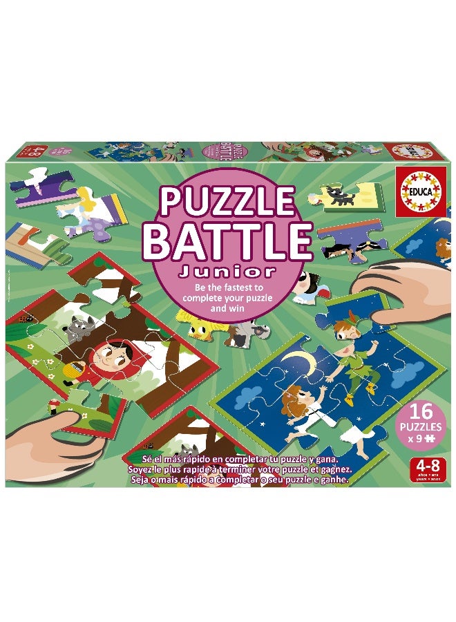 EDUCA Puzzle Battle Stories. An authentic battle of pieces - 144 pieces | Be the first to complete your puzzle to become the winner. Ages 4+ (20117) - Image 1