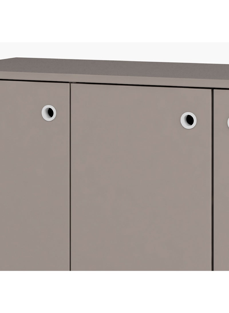 Home Box Bianca Londrina 3-Door Sideboard with Castors 33 x 53.5 x 90 cm  - Image 4