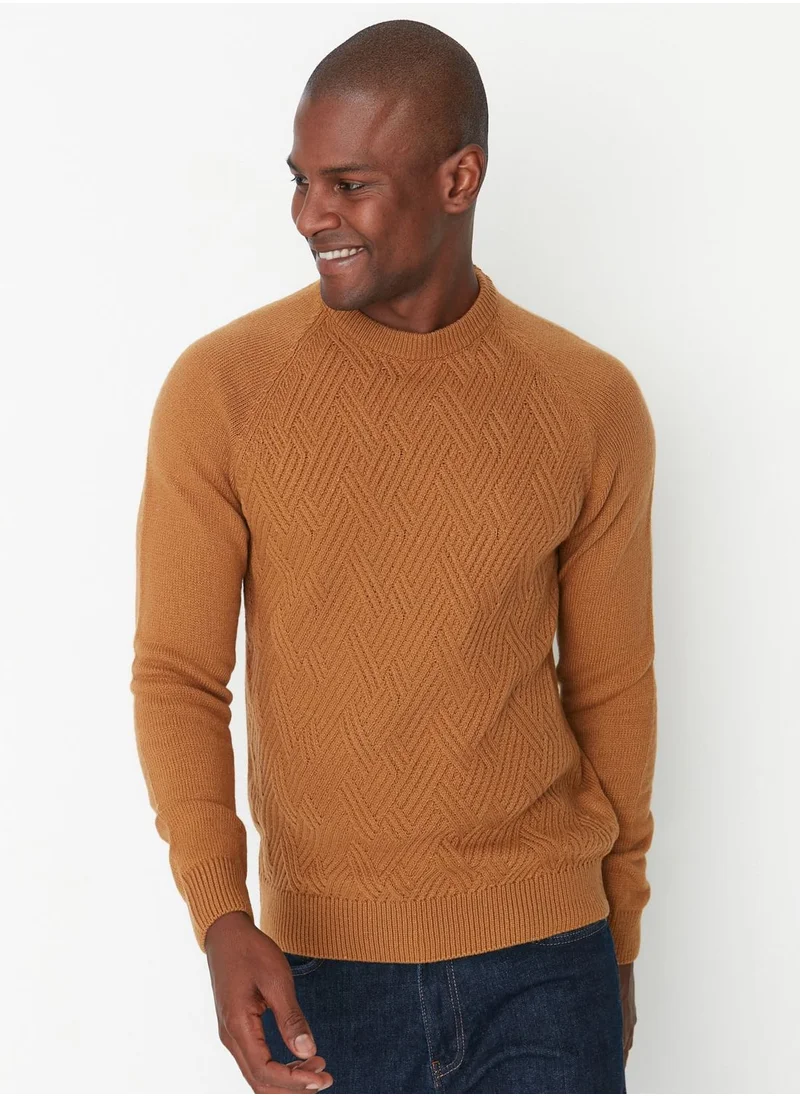 trendyol Knitted Crew Neck Sweater