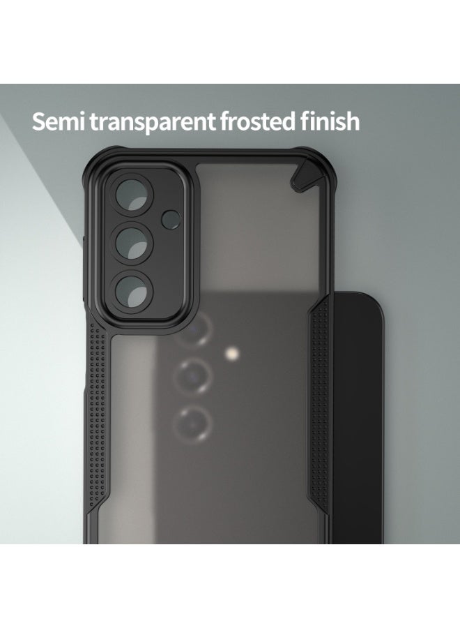 for Samsung Galaxy A16 4G/5G Case, TPU + PC Cover Full Portection Shockproof Flexible Frosted Phone Case for Samsung Galaxy A16 4G/5G, Black - Image 5