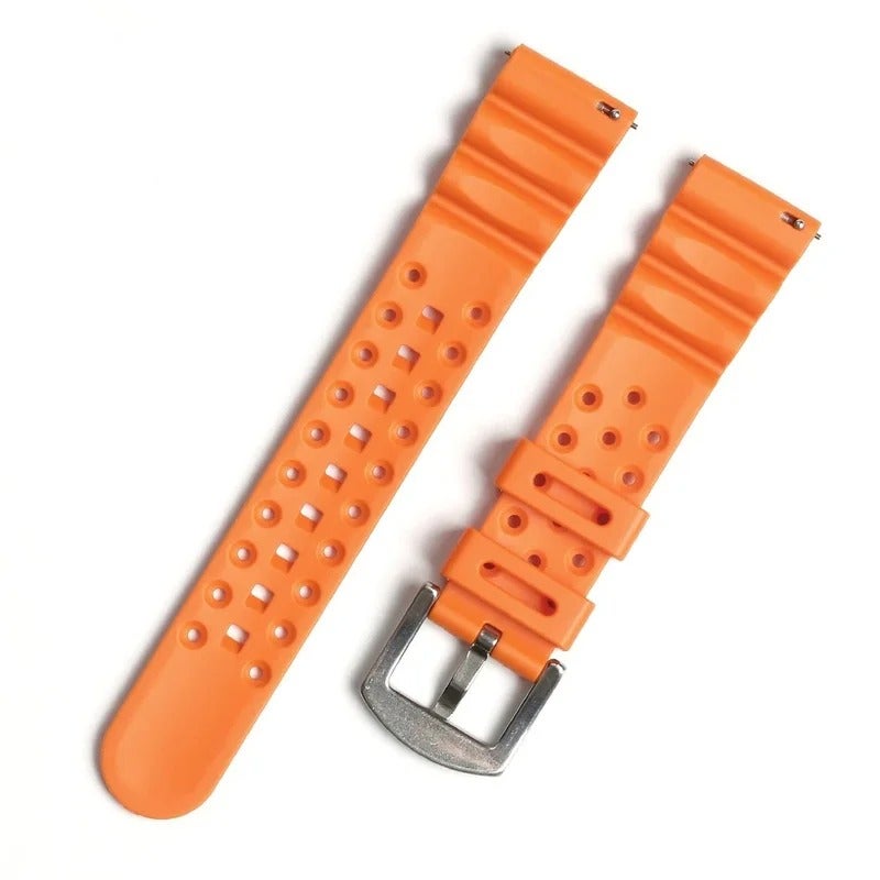 Soft Silicone Watch Band Quick Release, Sport Replacement Watch Strap Adjustable for Men Women, 18mm 20mm 22mm 24mm - Image 3