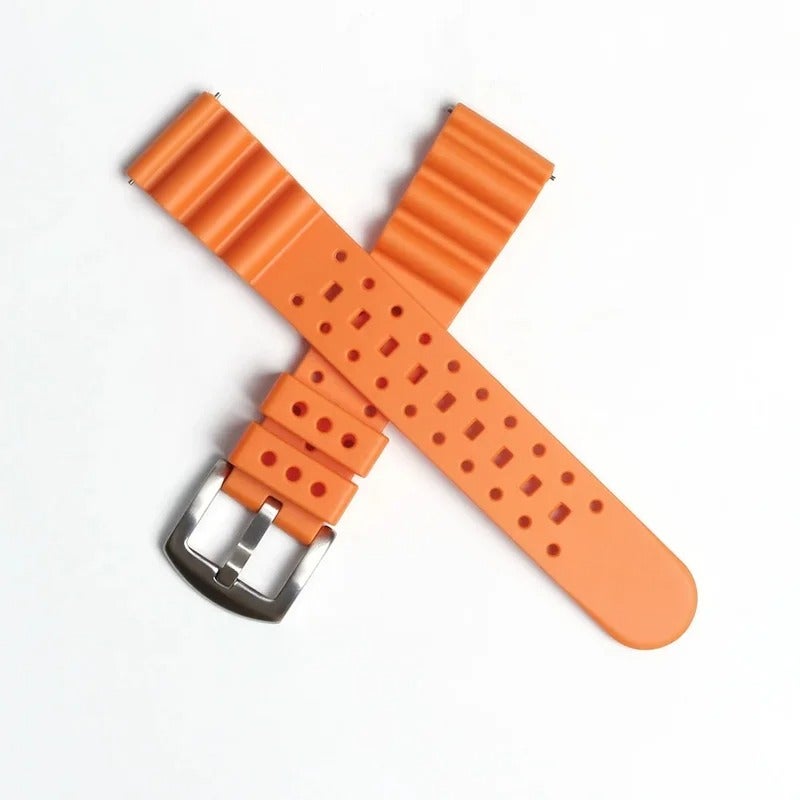 Soft Silicone Watch Band Quick Release, Sport Replacement Watch Strap Adjustable for Men Women, 18mm 20mm 22mm 24mm - Image 4