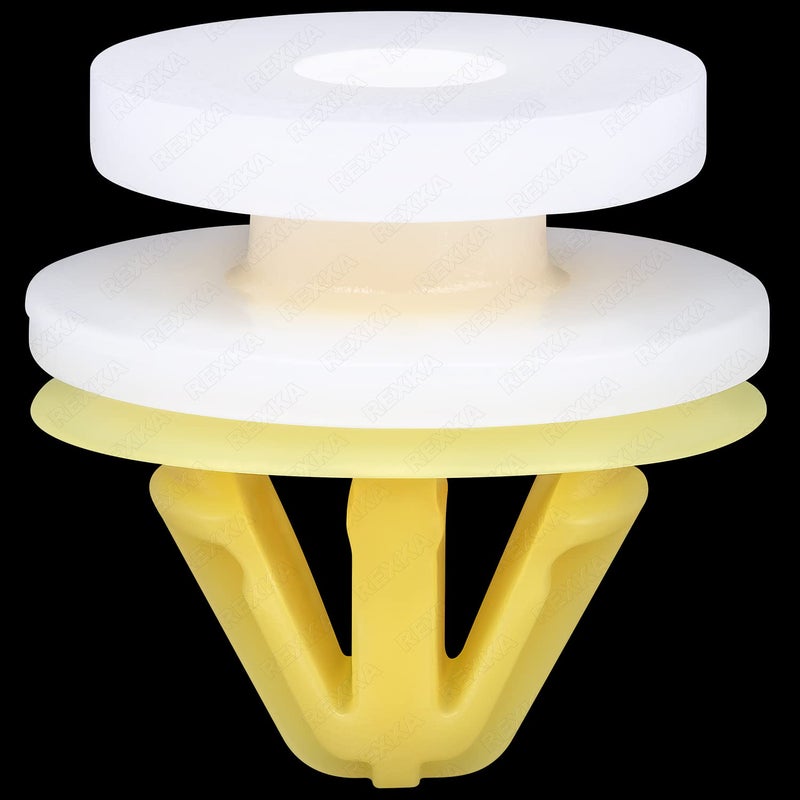 Rexka 10pcs Wheel Flare Moulding Clips DYC101420 Compatible with Land Rover Freelander Ranger Rover LR3 LR4 - Image 2