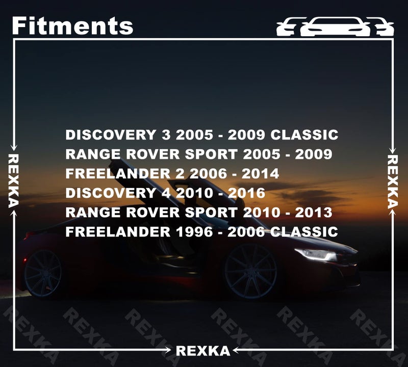 Rexka 10pcs Wheel Flare Moulding Clips DYC101420 Compatible with Land Rover Freelander Ranger Rover LR3 LR4 - Image 4