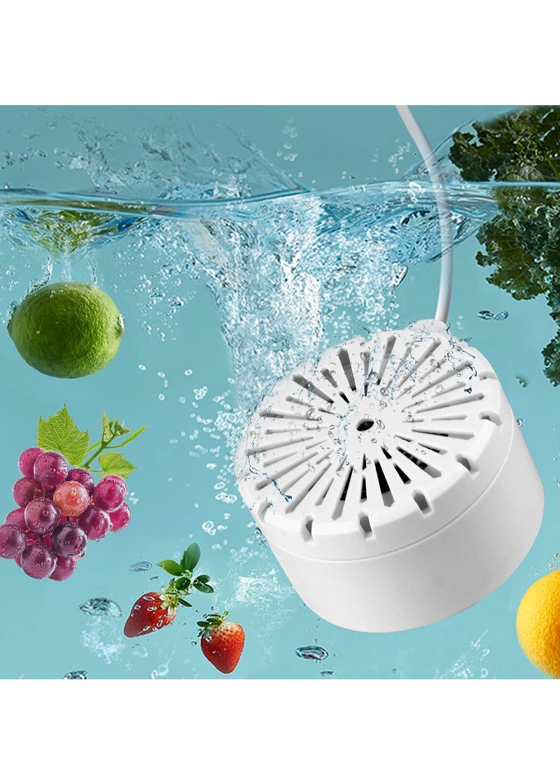 Excefore Upgraded 2-in-1 Fruit and Vegetable Washing Machine, Portable OH-ion Purifier Cleaner Device for Fruit, Vegetables, Rice, Meat, and Tableware - Image 1