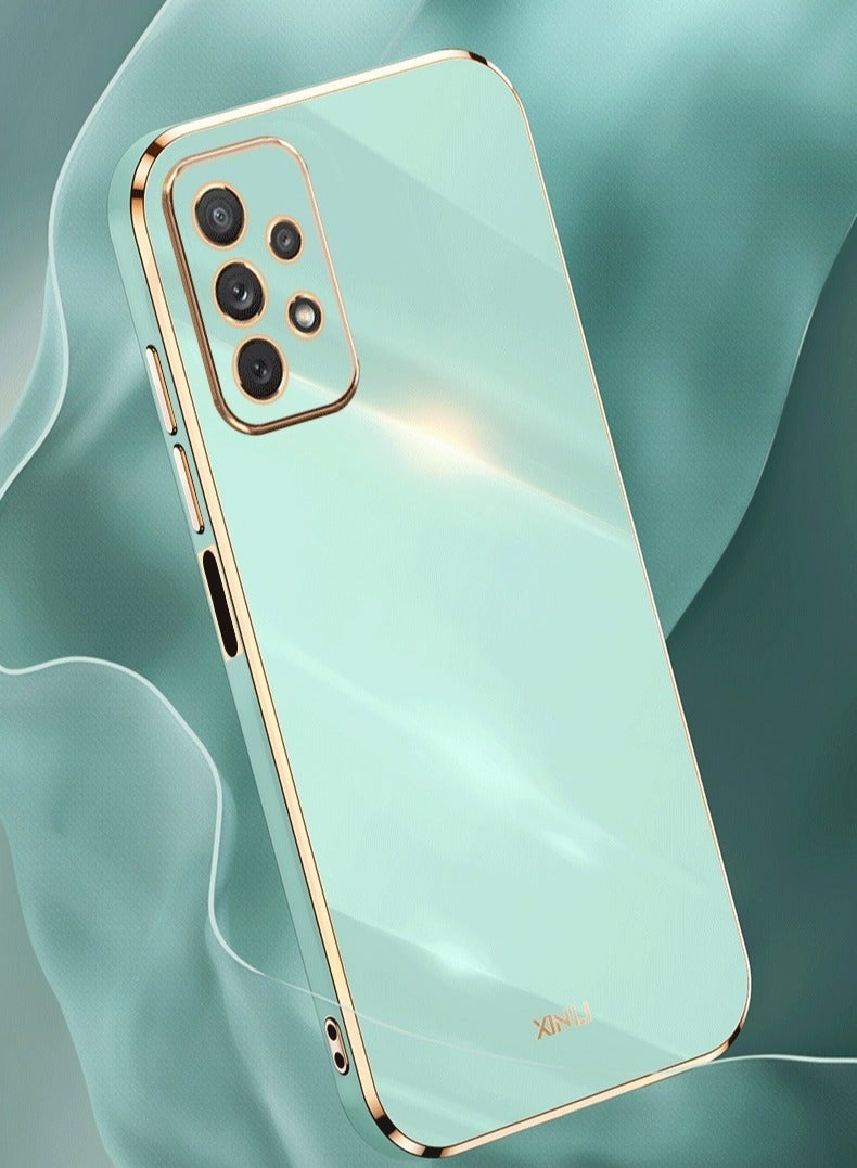 Color Fans Mobile Phone Case for Samsung  Galaxy A52 Electroplated Protective Case Green - Image 3