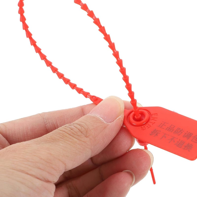 100Pcs Wire Tie Wraps with Random Codes and Sign Board for Secure Cable Management Weather Resistant for Home Office Garage and Workshop Use - Image 5