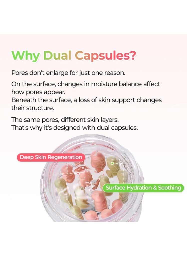 دكتور ميلاكسين د. ميلاكسين Cactox Pore Dual Capsule Cream - كريم وجه مرطب لتقليل مظهر المسام مع خلاصة الصبار وPDRN وكولاجين نباتي - Image 3