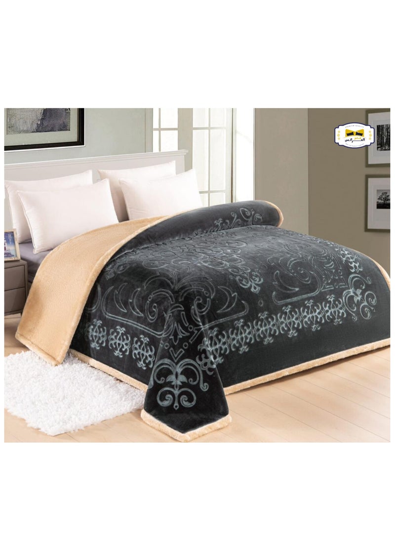 Winter soft texture, two sides, two sides, two sides engraved, fur face, 5 kg, size 240