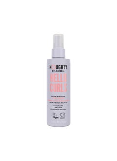 NOUGHTY 97% Natural Hello Curl Define and Re-Shape Curl Primer, Vitamin Rich Formula for Curly and Wavy Styles, with Sea Kelp and Shea Butter, Sulphate Free Vegan Haircare 200 ml  - Image 1