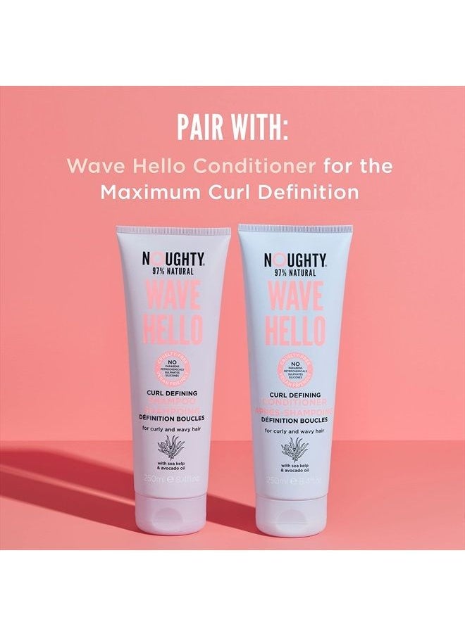 NOUGHTY - 97% Natural Hello Curl Define and Re-Shape Curl Primer, Vitamin Rich Formula for Curly and Wavy Styles, with Sea Kelp and Shea Butter, Sulphate Free Vegan Haircare 200 ml - Image 1