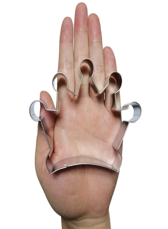 Comais Large Size Crown Shaped Cookie Cutter, Stainless Steel Queen/King/Prince/Princess Crown Cookie Cutter (Model 2) - Image 2