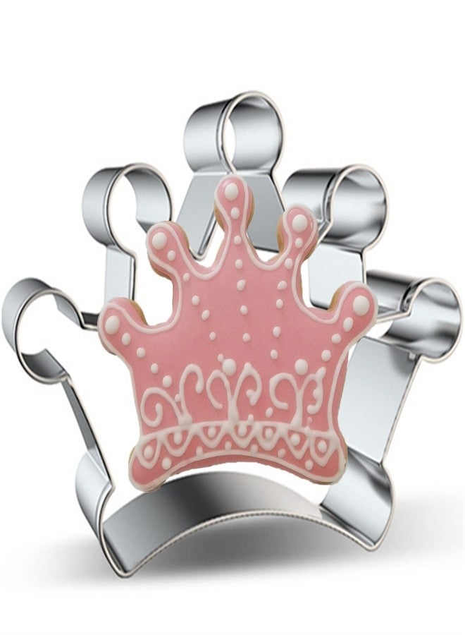 Comais Large Size Crown Shaped Cookie Cutter, Stainless Steel Queen/King/Prince/Princess Crown Cookie Cutter (Model 2) - Image 5