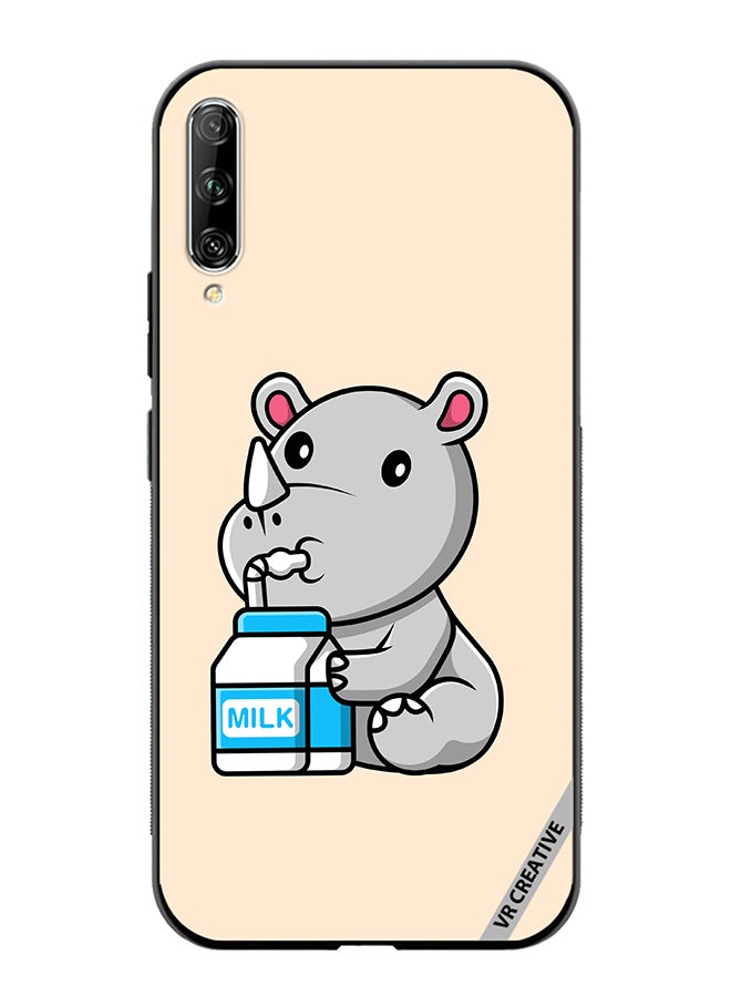 VR CREATIVE Protective Case Cover For Huawei Nova Y9S Cute Rhino Design Multicolour - Image 1