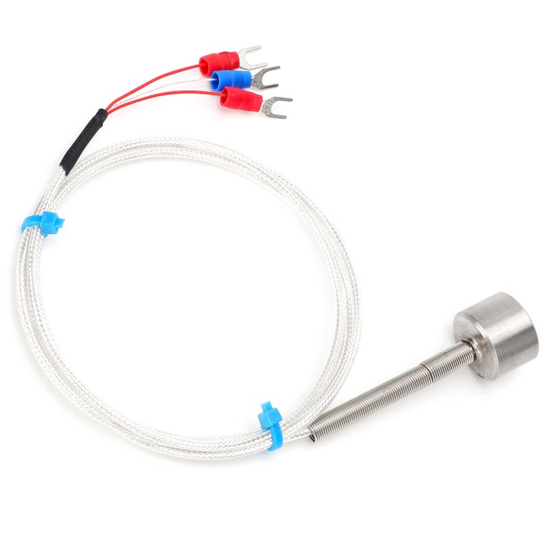 Temperature Sensor: 304 Stainless Steel - Quick Response High Accuracy - Waterproof Corrosion Resistant Probe With Magnetic Super Suction for Pump Motors Boilers Storage Tanks Heat Exchangers - Image 5