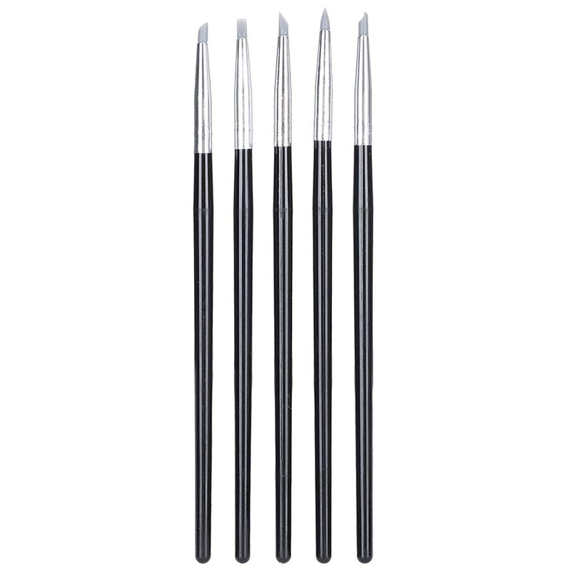 Generic 53ARTS Pottery Clay Sculpture Pen Excellent Elasticity 5pcs Silicone Watercolor Paint Silicone Pen NoClean Soft for Artist Pottery Lovers  - Image 1