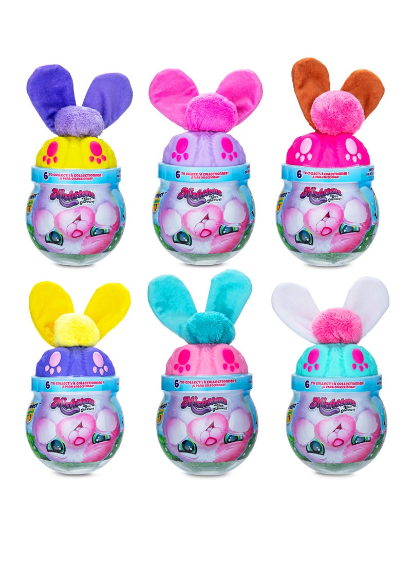 Basic Fun قطط ميسفيتنز بموضوع عيد الفصح، قطعة متنوعة 1 (قد يختلف النمط) | لعبة محشوة | هدية لعبة ناعمة للأطفال - Image 3