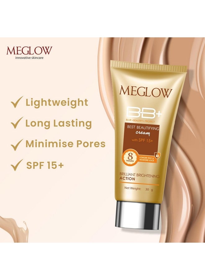 Meglow Daily Skin care Combo pack of 3 -Meglow Sunscreen Transparant/Invisible Gel SPF-30 (50ml)+ BB Cream (30gm)+Rose water facial Mist (100ml)- for sun protection, moisturizing & hydrating skin - Image 5