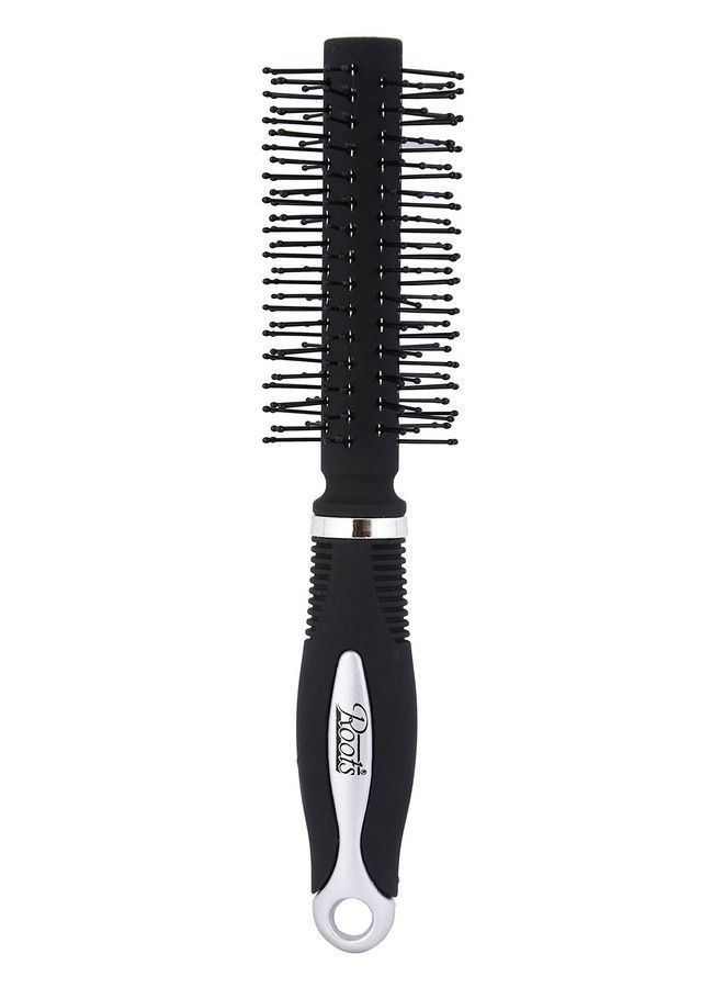 Roots فرشاة شعر دائرية صغيرة كلاسيكية (سوداء) - Image 1