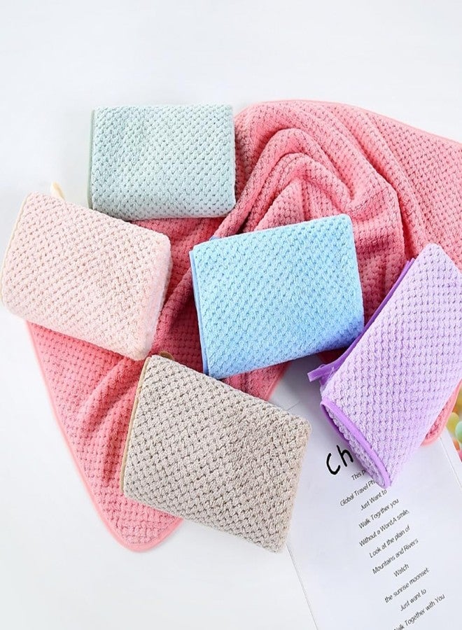 LINEAR Microfiber Bath Towel & Hand Towel Set/Towel for Bath/Microfiber Towels for Bath Large Size/Bath Towel for Men and Women/300 GSM (140 cms * 70 cms) Pack of 2 (Pink & Blue) - Image 4