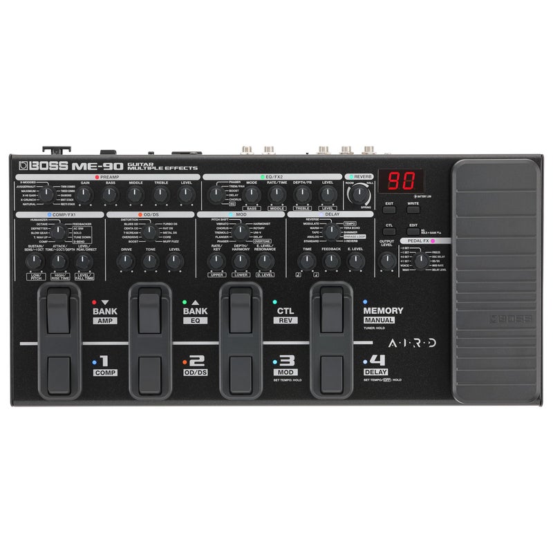 BOSS ME90 Guitar MultiEffects AllInOne Guitar Processor 11 Onboard AIRD Amp Models 60 Effects derived from the GT1000 8 MultiFunction Footswitches Redesigned Expression Pedal - Image 2