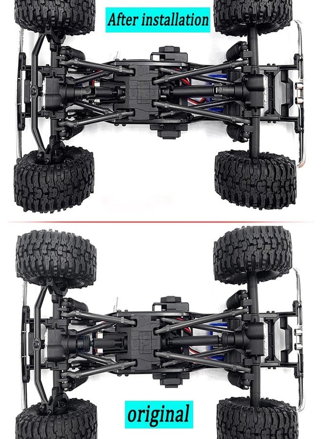 MOHERO عمود القيادة الفولاذي 2 قطعة أمامي وخلفي وعمود مركزي لسيارة TRX4M High Trail K10 F150 1/18 RC ترقية جزء - Image 2
