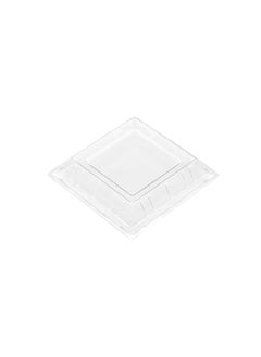 Restaurantware Restaurantware-LIDS ONLY: Lids For 16 Ounce Disposable Bowls, 100 Lids For Appetizer Bowls- Containers Sold Separately, Sturdy, Clear Plastic Lids For 16 Ounce Kova Dessert Bowls, Secure Fit  - Image 1
