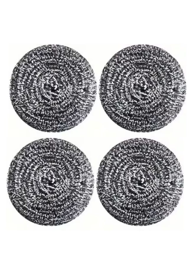 AMM 6 PCS Heavy Duty Stainless Steel Scrubbers – Rust Resistant Metal Scouring Pads for Pots, Pans, Dishes & Grill Cleaning – Strong Kitchen Cleaning Scrubbers Multi Pac - Image 5