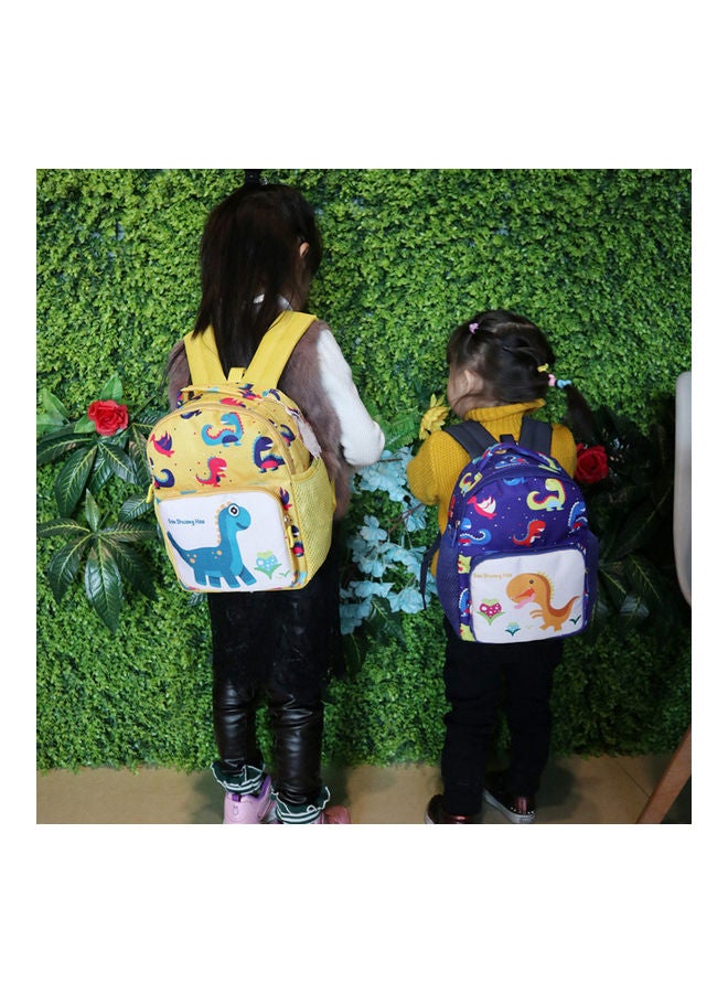 NIBEMINENT Children Cartoon Anti-lost Zipper Closure Backpack School Bag Pouch with Leash Red - Image 4