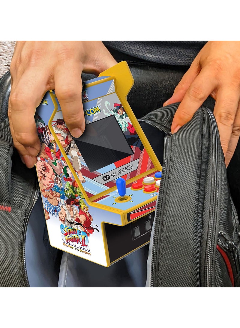 My Arcade DGUNL-4185 Super Street Fighter II - Micro Player Pro Portable Retro Arcade (2 GAMES IN 1) - Image 5