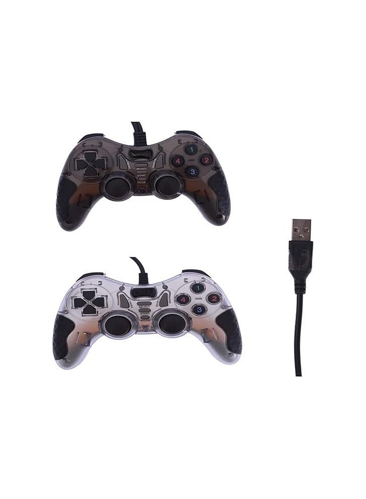 يد تحكم لاسلكية للألعاب موديل G.M 6060 – متوافقة مع أجهزة الألعاب والكمبيوتر، ألوان متعددة