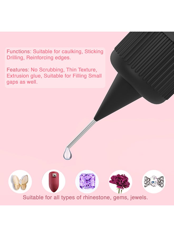brunson Nails Clear Glue Gel Pen Tips for Filling Gem Crystal Diamond Jewelry Decoration BNWDG - Image 4
