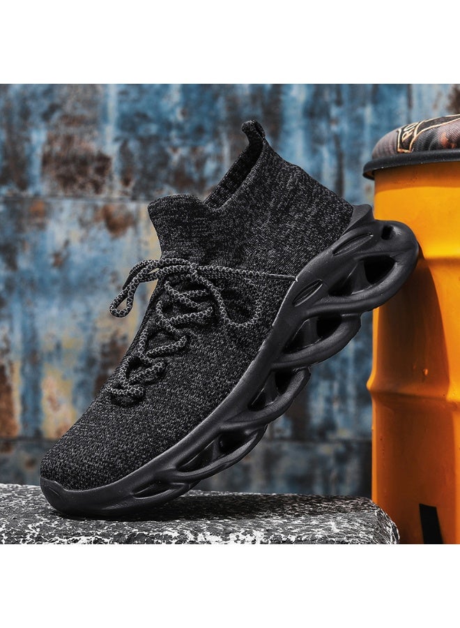 Men Sports Running Shoes Athletic Walk Breathable Comfortable Lightweight Casual Non-Slip Sneakers for Gym Workout Daily Wear - Image 3