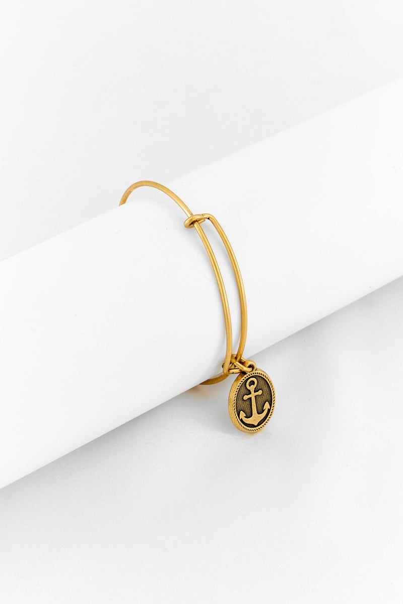 ALEX AND ANI Women Anchor Bracelet, Gold  - Image 1
