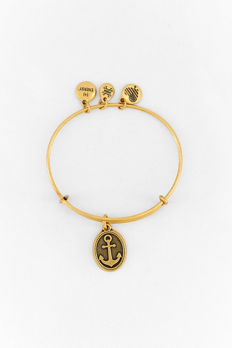 ALEX AND ANI Women Anchor Bracelet, Gold  - Image 2