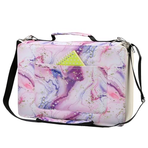 Lbxgap Portable Colored 480 Slots Pencil case Organizer with Printing Pattern for Watercolor Pens or Markers, Pencil Case Organizer for Artist - Image 1