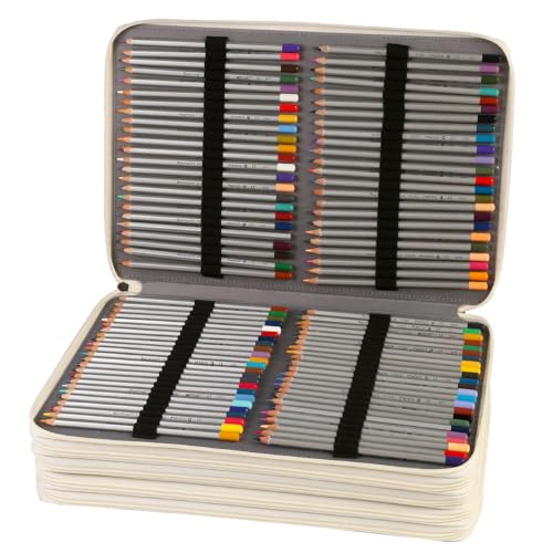 Lbxgap Portable Colored 480 Slots Pencil case Organizer with Printing Pattern for Watercolor Pens or Markers, Pencil Case Organizer for Artist - Image 3