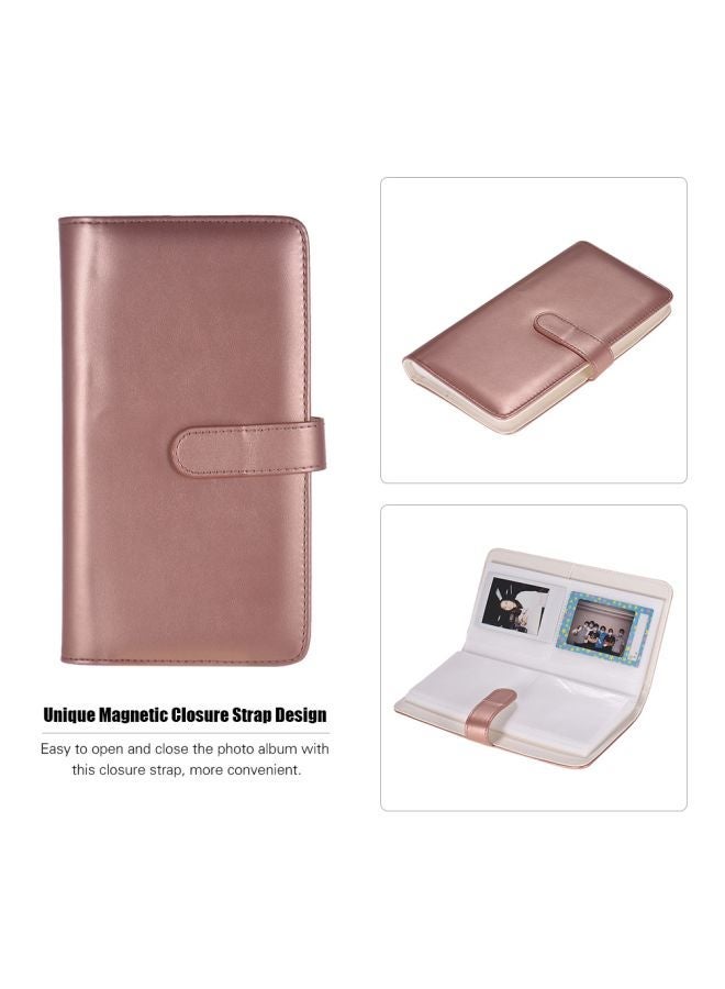 NIBEMINENT 80 Pockets Photo Album Pink 19.8x11.2x2.7cm - Image 2