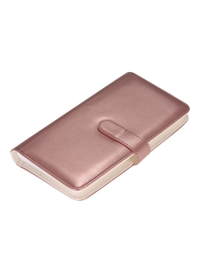 NIBEMINENT 80 Pockets Photo Album Pink 19.8x11.2x2.7cm - Image 1