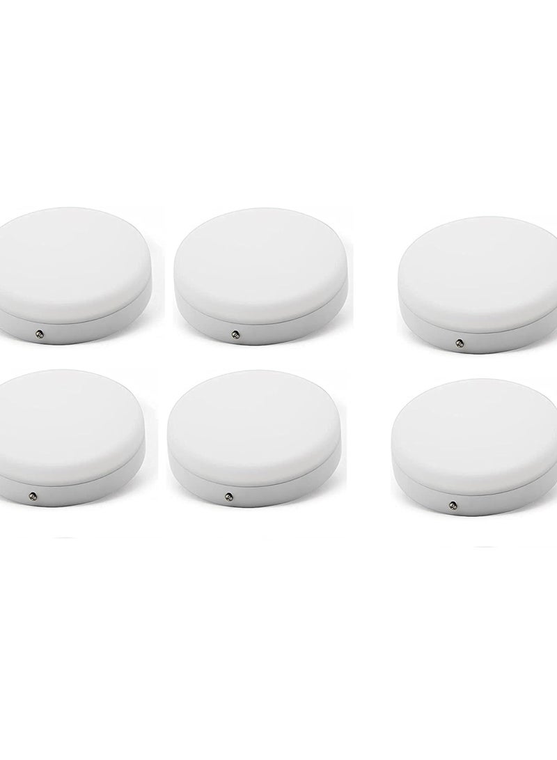 6 كشاف دائري 45 وات بلفونيره خارج السقف باضاءه قويه تصلح للمنزل والمكتب اضاءة ابيض