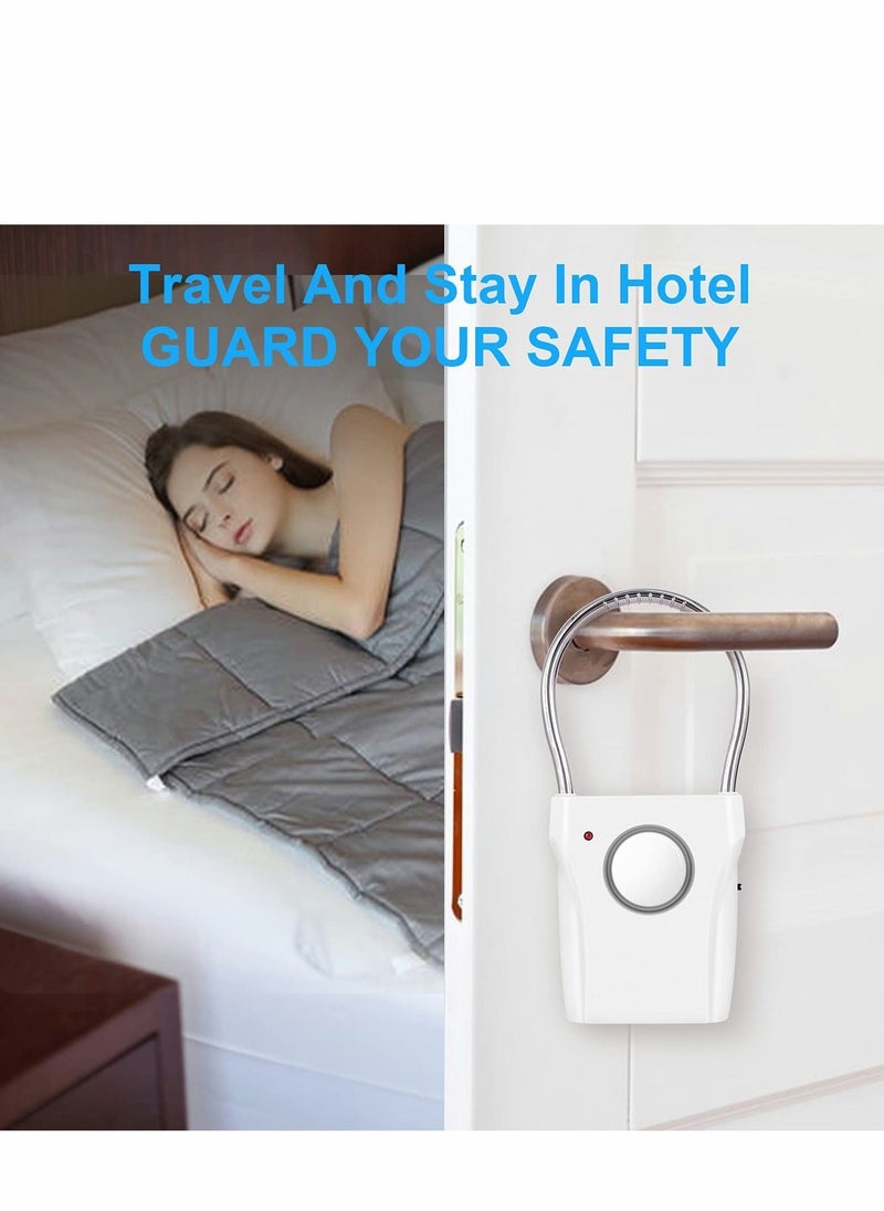 Y&D - Door Handle Alarm Window Sensor with 120db Audible up to 500 Ft (150M) Touching Vibration Triggered Security for Travel Hotel Apartment Home - Image 1