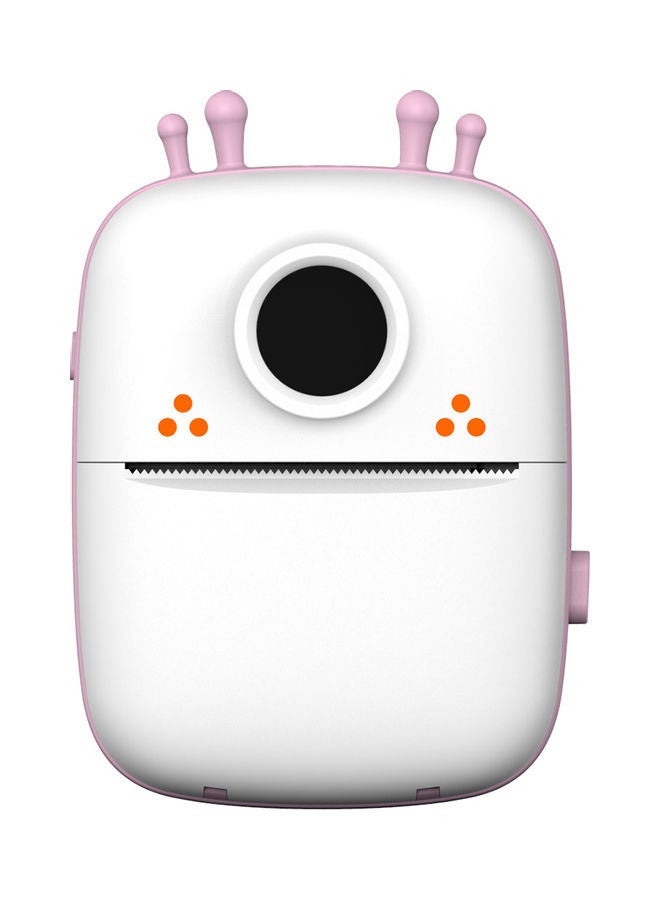 NIBEMINENT Portable Mini Bluetooth Wireless Thermal Printer White/Pink - Image 1