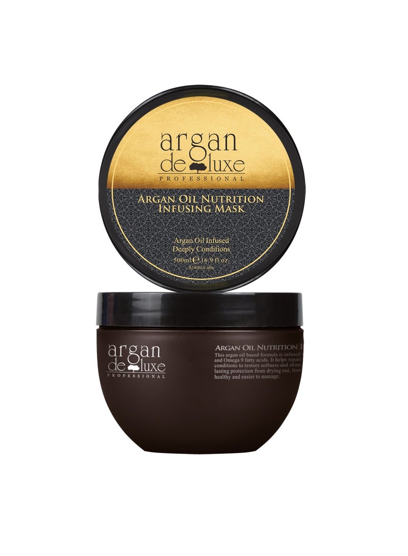 أرغان ديلوكس قناع الشعر المغذي بالأرغان ديلوكس 500 مل